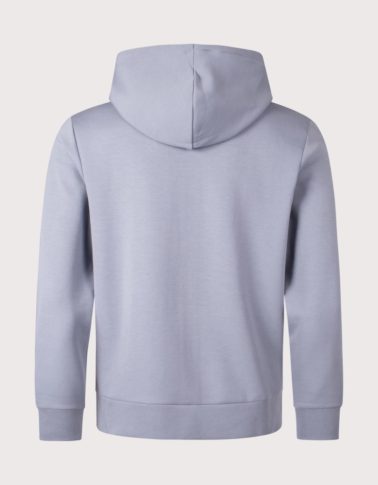 Zip Through Saggy Hoodie