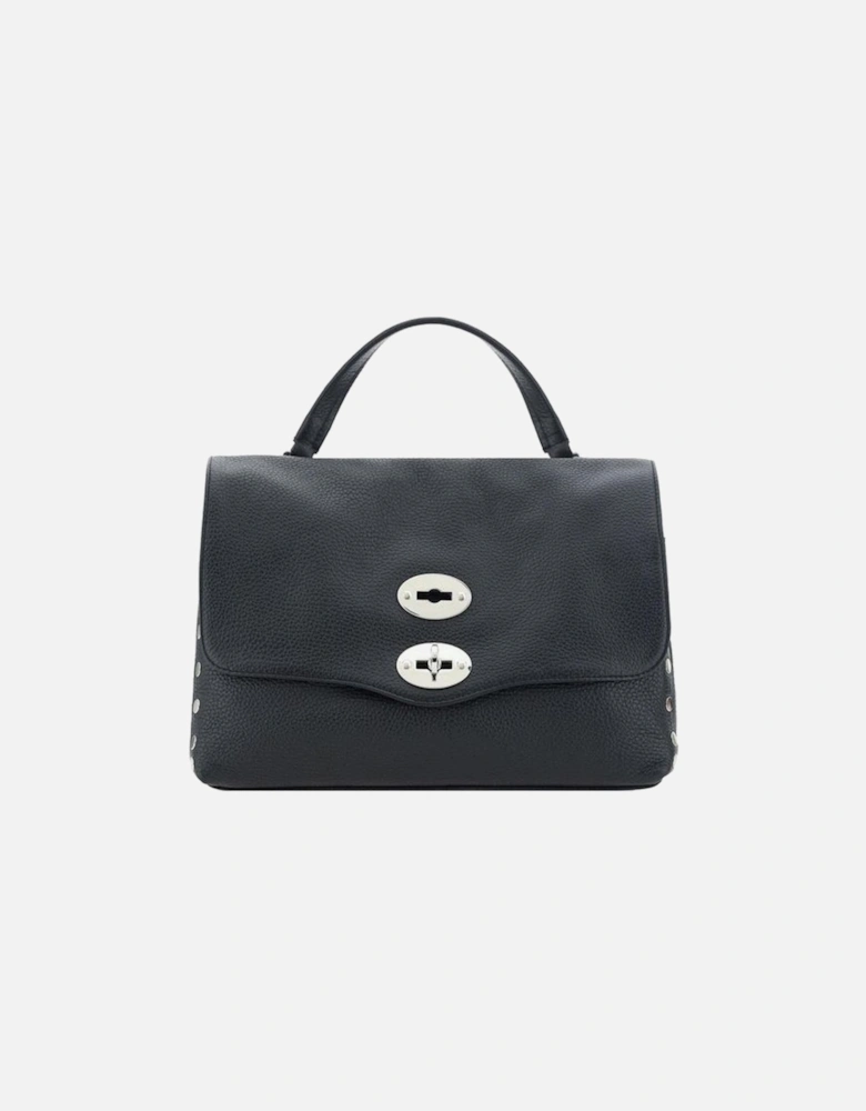 Calfskin Daily Postina Shoulder Bag Women - Black