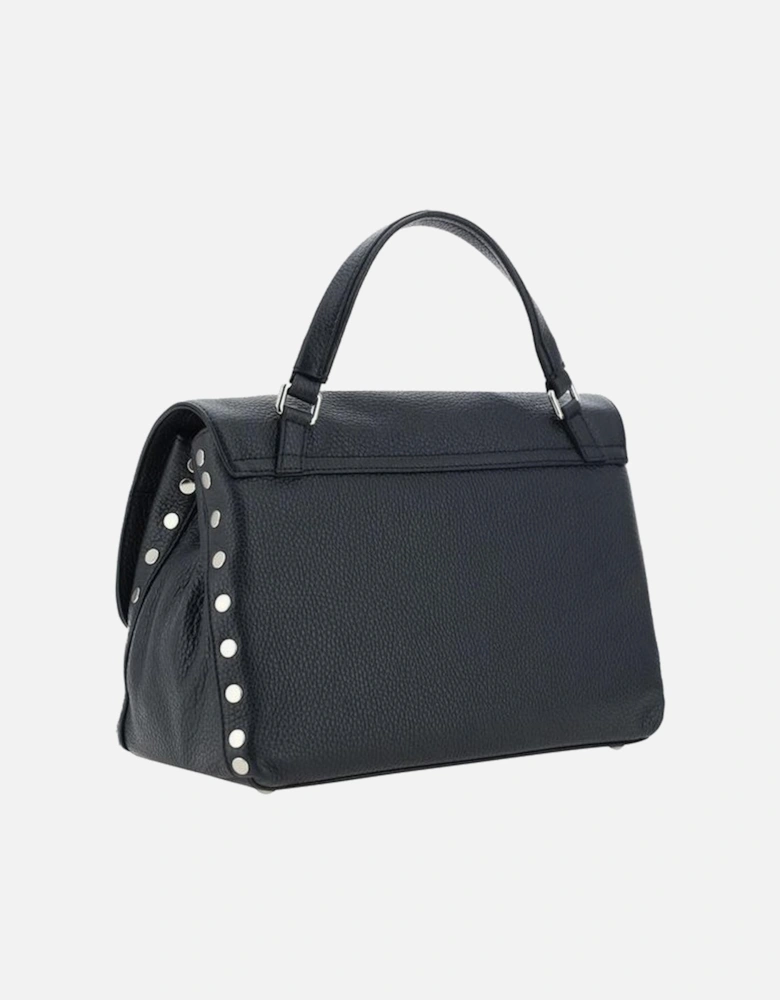 Calfskin Daily Postina Shoulder Bag Women - Black