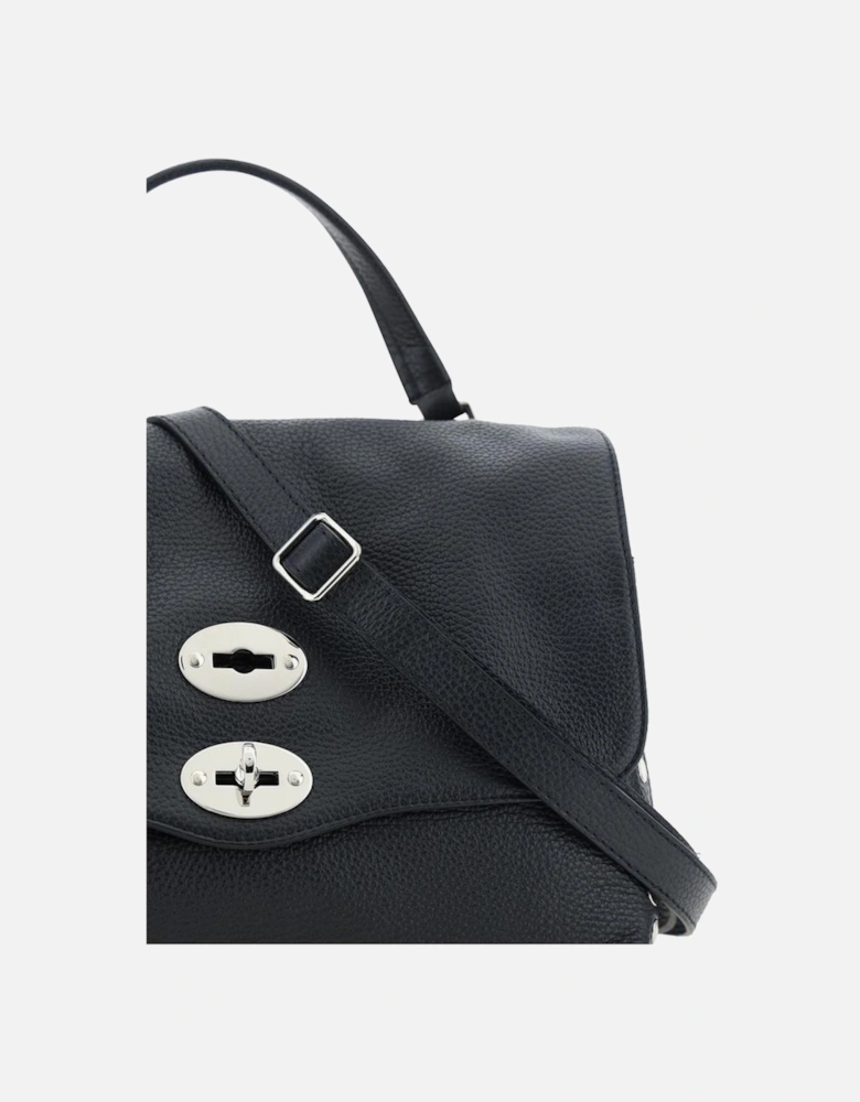 Calfskin Daily Postina Shoulder Bag Women - Black