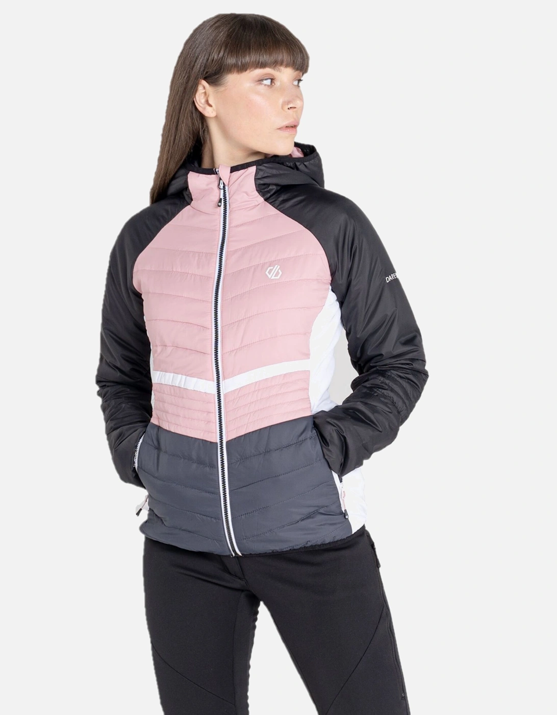 Womens/Ladies Surmount Quilted Hooded Jacket, 5 of 4
