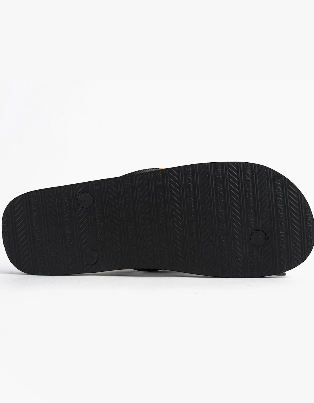 LOGO PALM PRINT Mens Sliders Anthracite