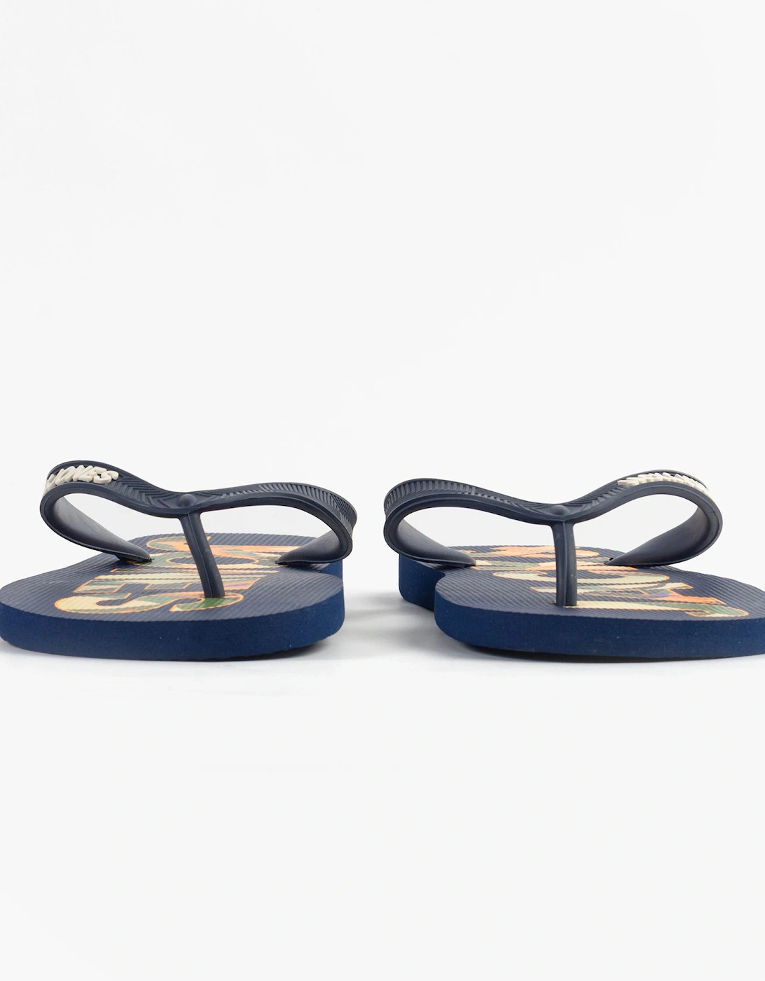 LOGO PALM PRINT Mens Sliders Medieval Blue