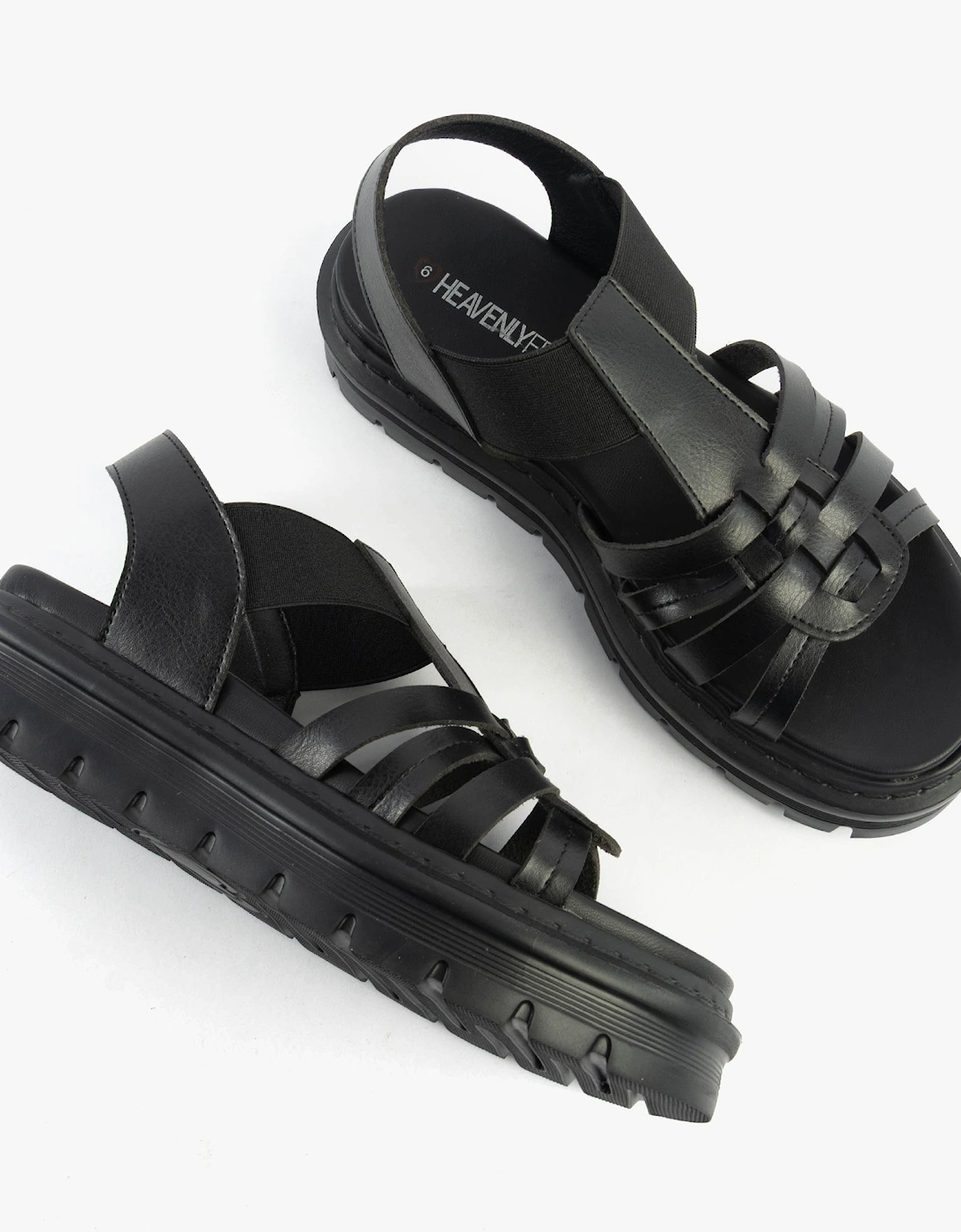 SAMORA Womens Sandals Black