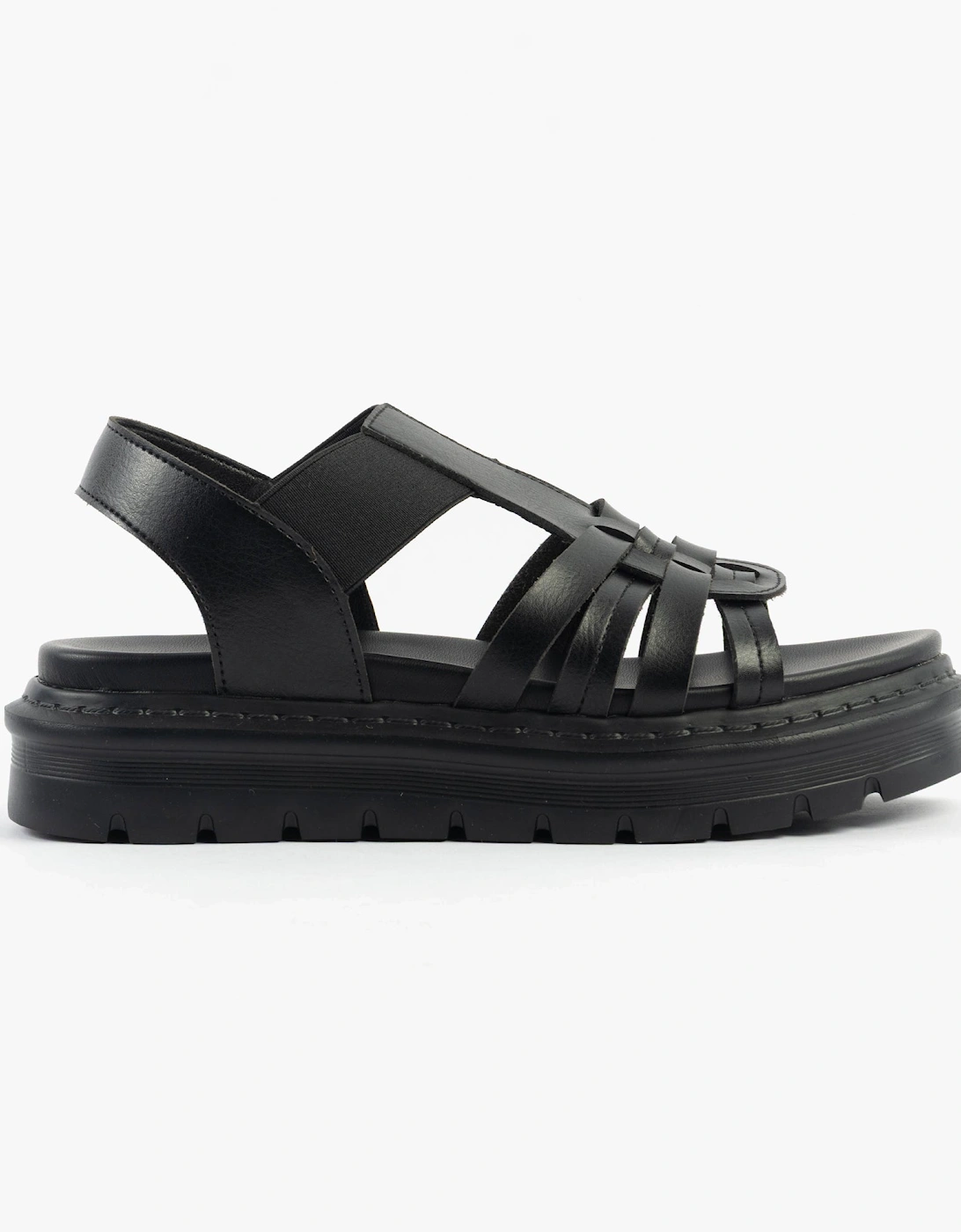 SAMORA Womens Sandals Black, 7 of 6
