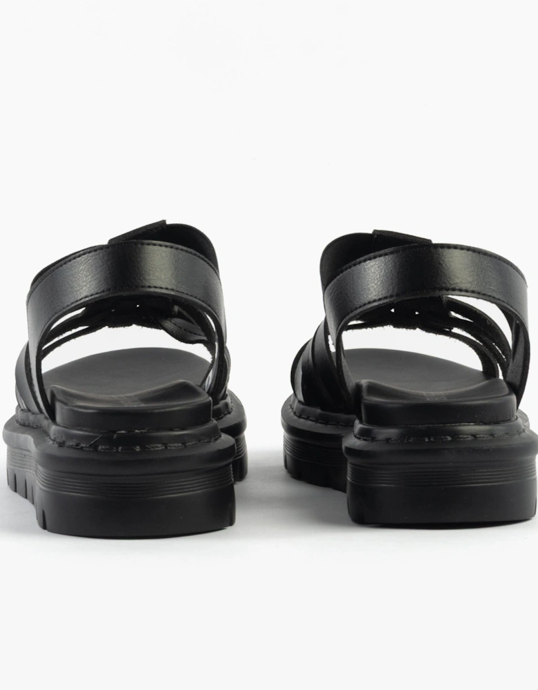SAMORA Womens Sandals Black