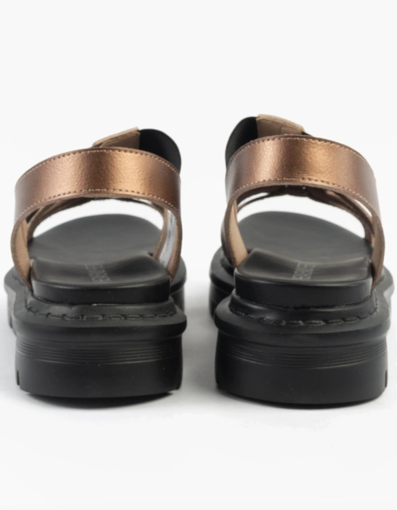 SAMORA Womens Sandals Bark