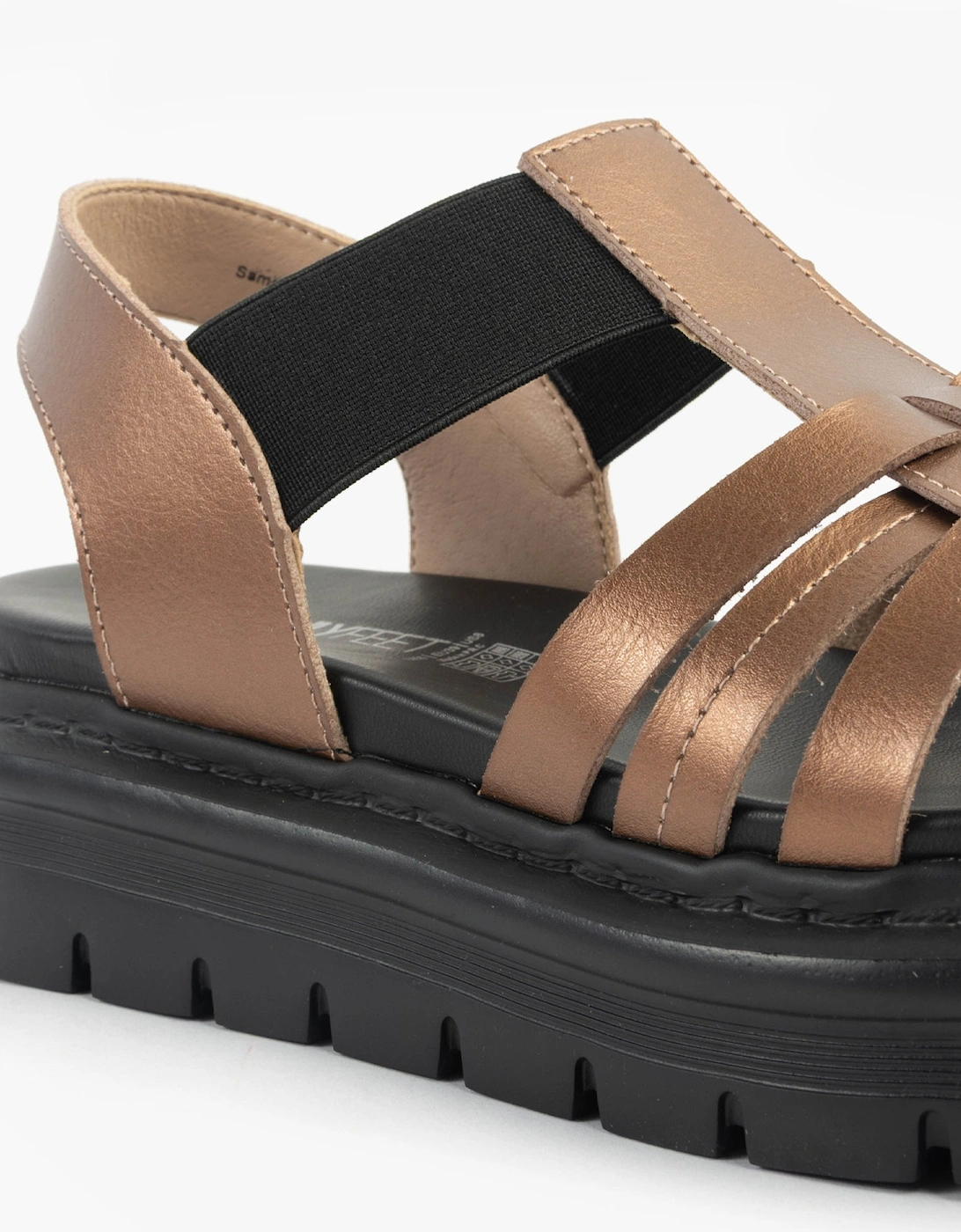 SAMORA Womens Sandals Bark