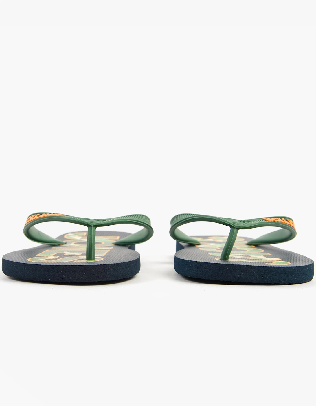 LOGO PALM PRINT Mens Sliders Navy Blazer
