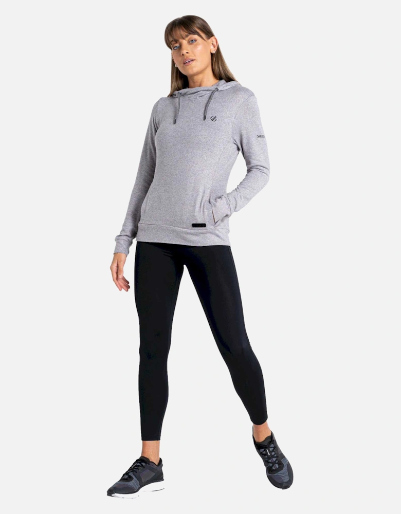 Womens/Ladies Out & Out Marl Fleece Hoodie