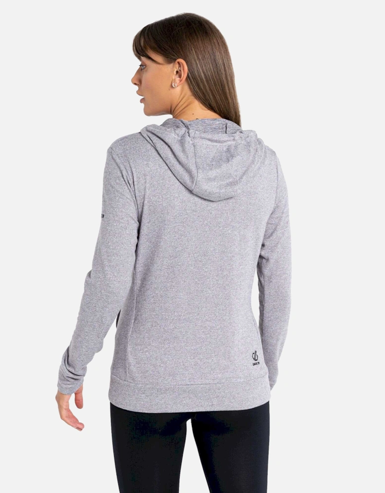 Womens/Ladies Out & Out Marl Fleece Hoodie
