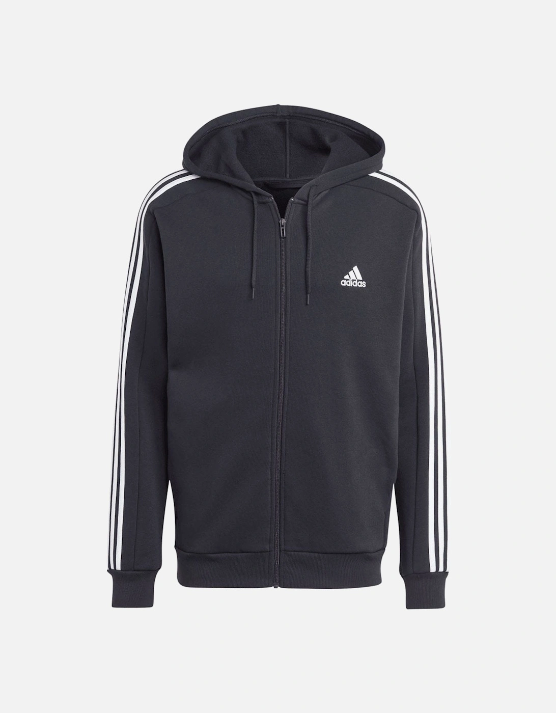 Essentials Fleece 3-Stripes Full-Zip Hoodie