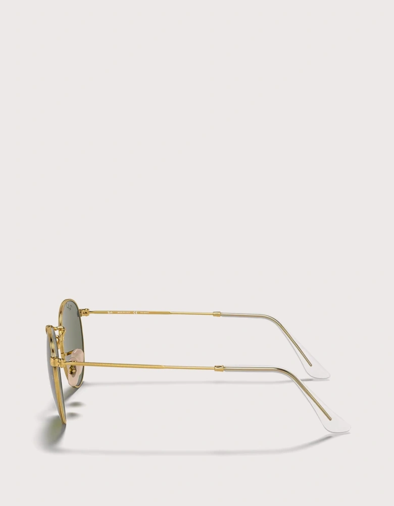 Round Flat Sunglasses