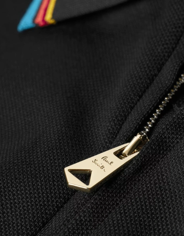 STR Detail Polo Shirt 79 BLACK