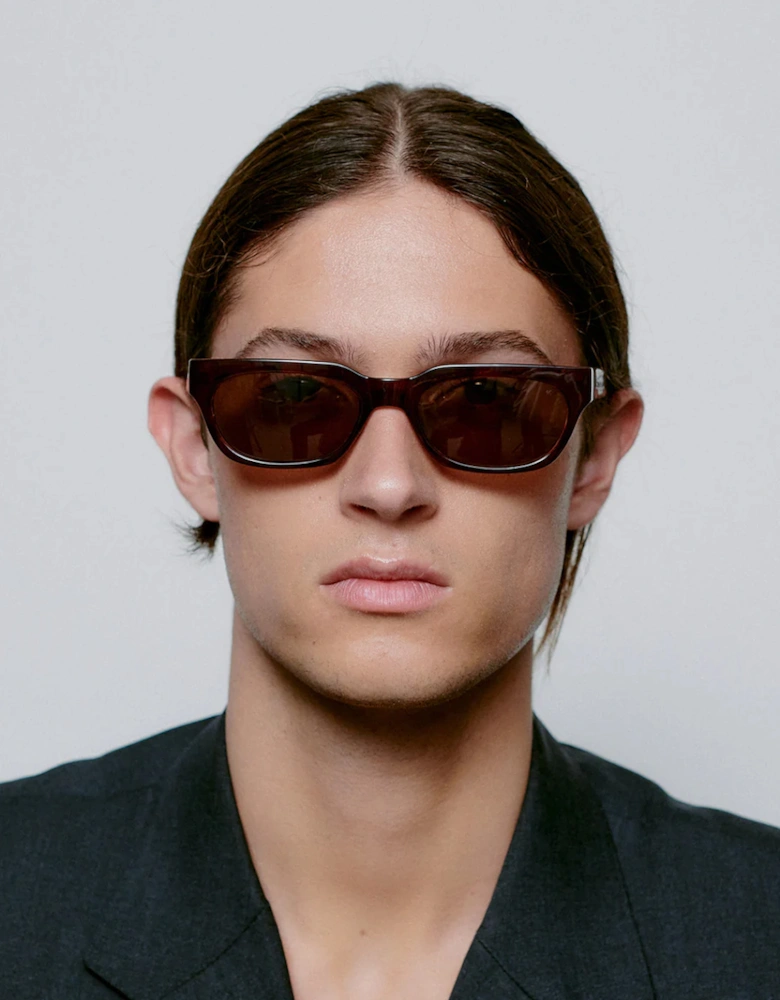 A Kjaerbede Bror Sunglasses Brown/Demi Light Brown Transparent