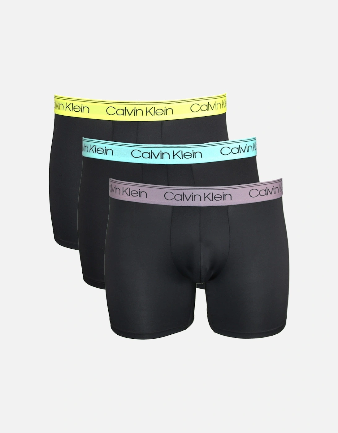 3-Pack Microfiber Stretch Boxer Briefs, Black, 4 of 3