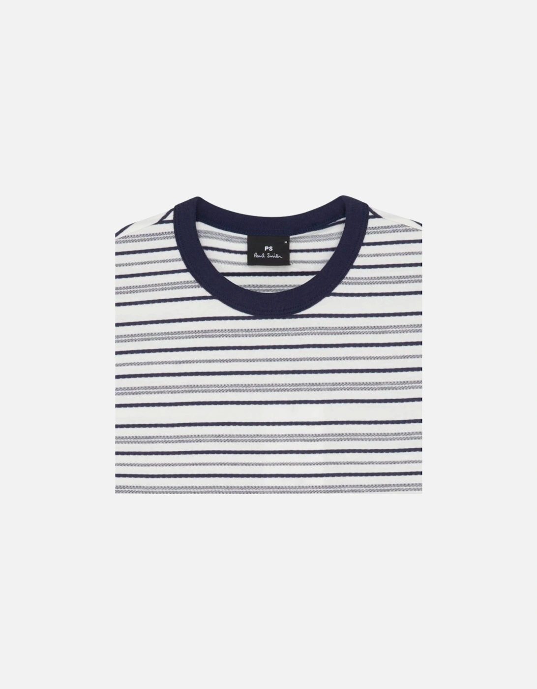 Casual Fit Stripe T-Shirt - White