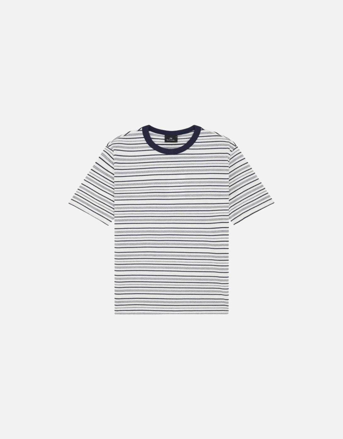 Casual Fit Stripe T-Shirt - White, 3 of 2
