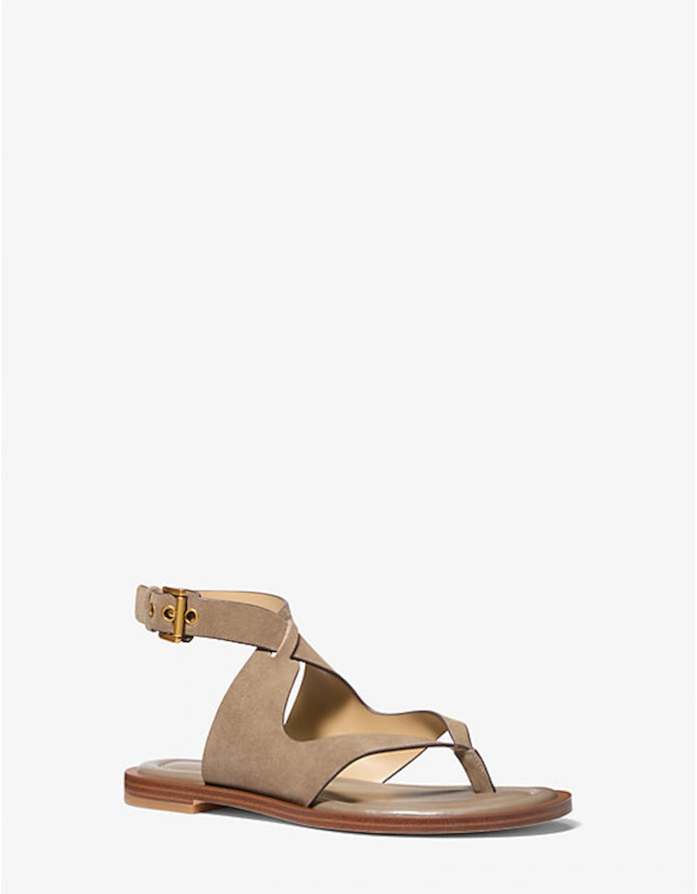 Irene Suede Wrap Sandal