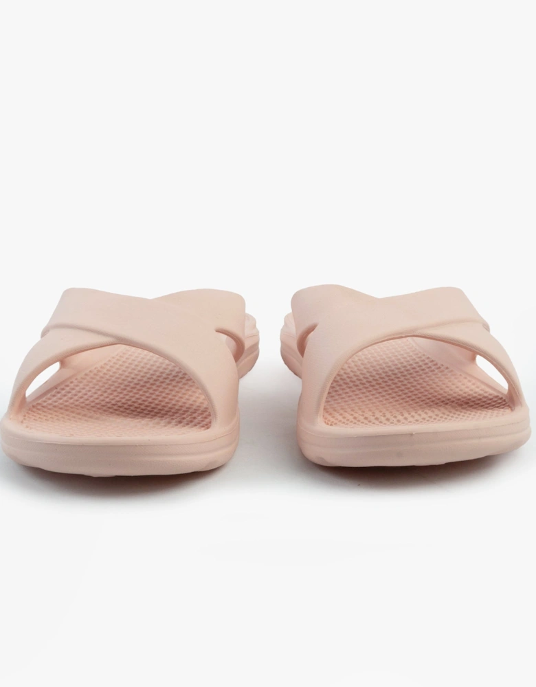 0359FSND Womens Cross Slides Evening Sand