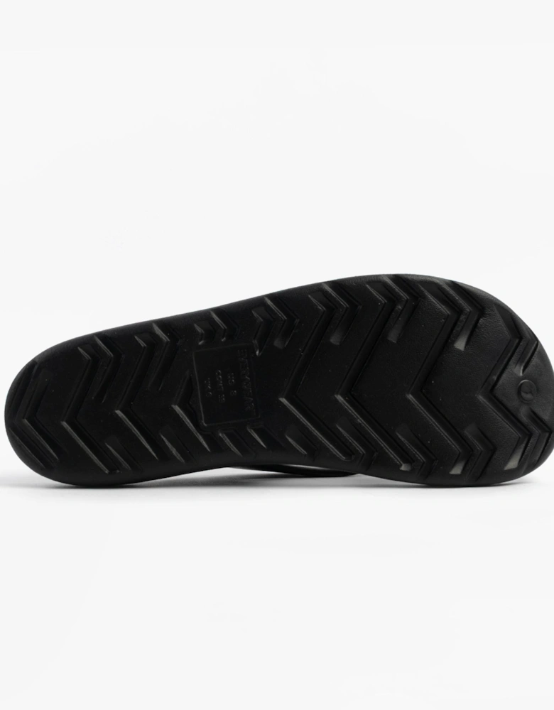 0350FBLK Womens Toe Post Sandals Black
