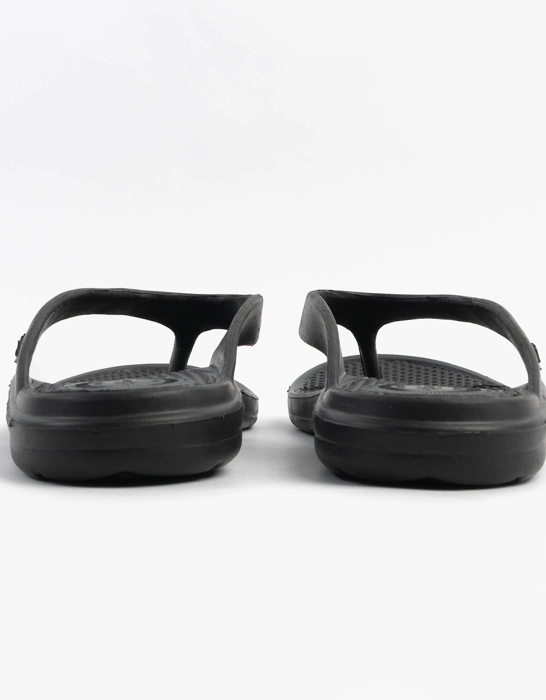 0350FBLK Womens Toe Post Sandals Black