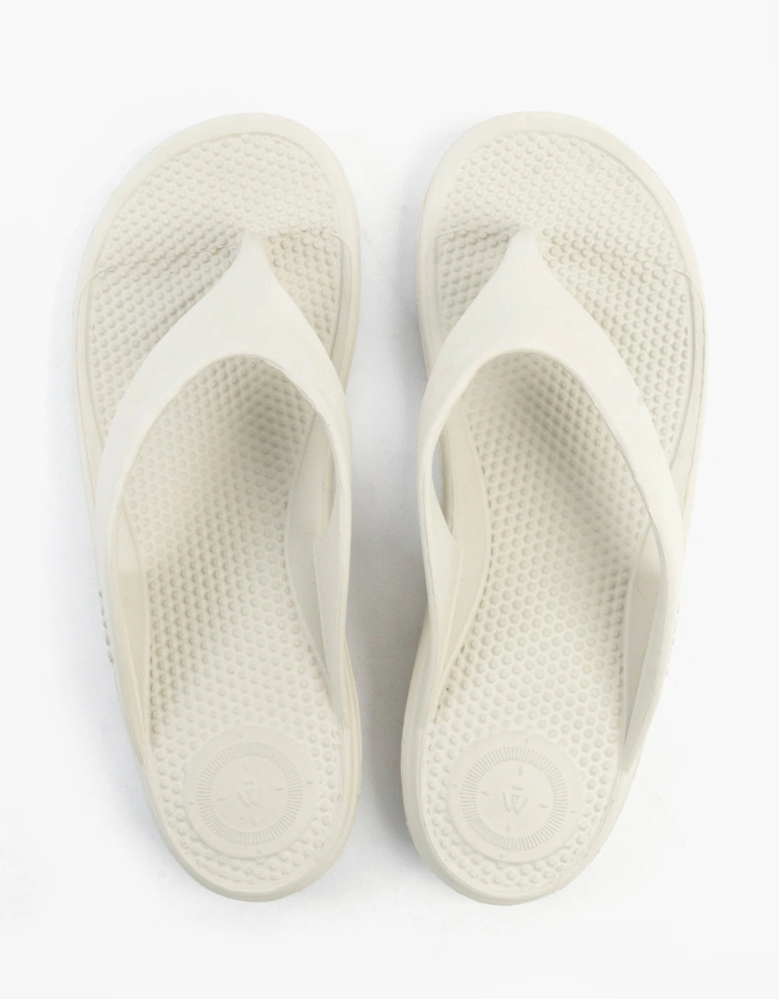 0350JSTN Womens Toe Post Sandals Stone, 7 of 6