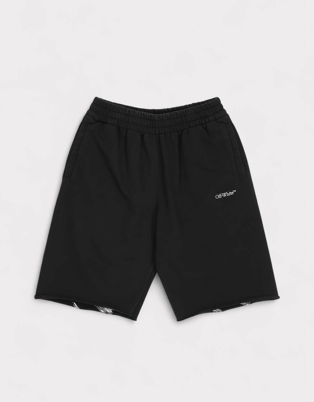 Scribble Sweatshorts Black