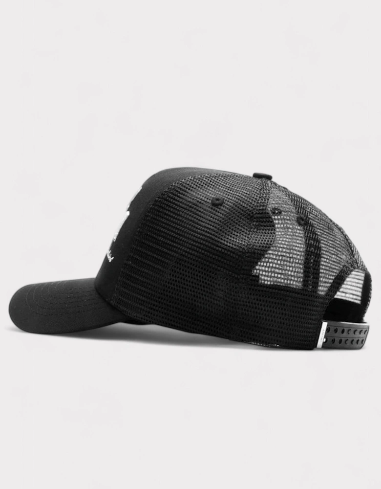 Varsity Trucker Hat Black