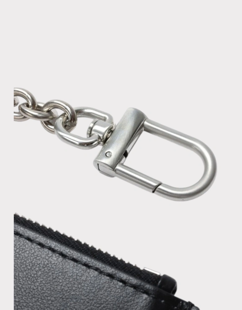 Quote Bookish Key Ring Card C Black