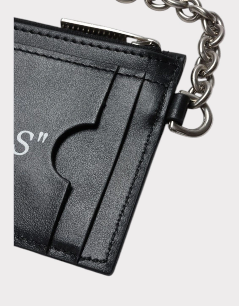 Quote Bookish Key Ring Card C Black