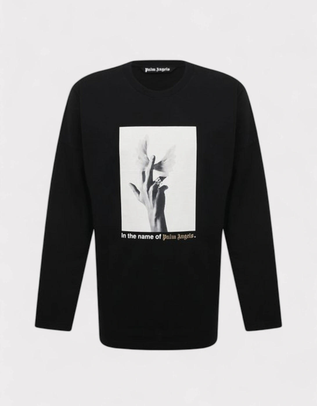 Wings Loose Tee Long Sleeve Black, 4 of 3