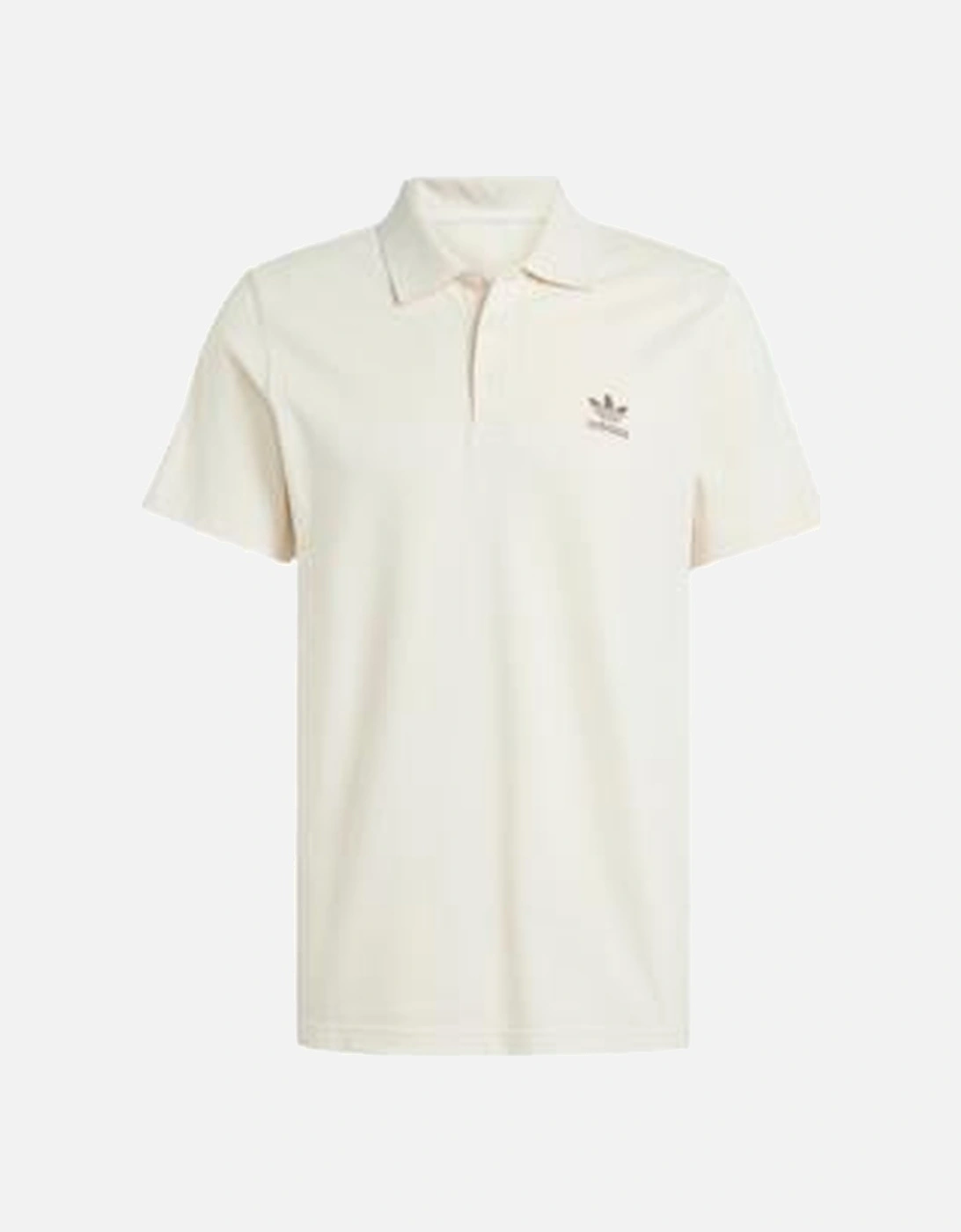 Originals Men's Ecru Trefoil Polo Shirt, 3 of 2