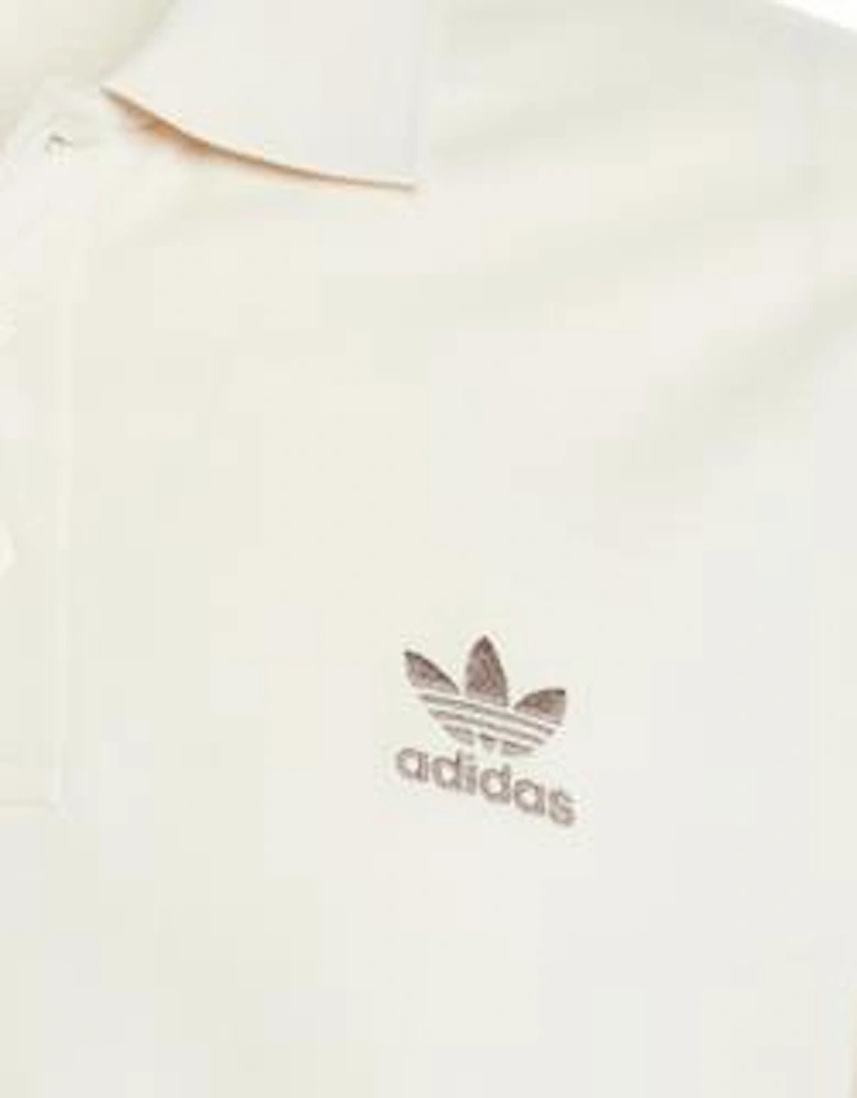 Originals Men's Ecru Trefoil Polo Shirt