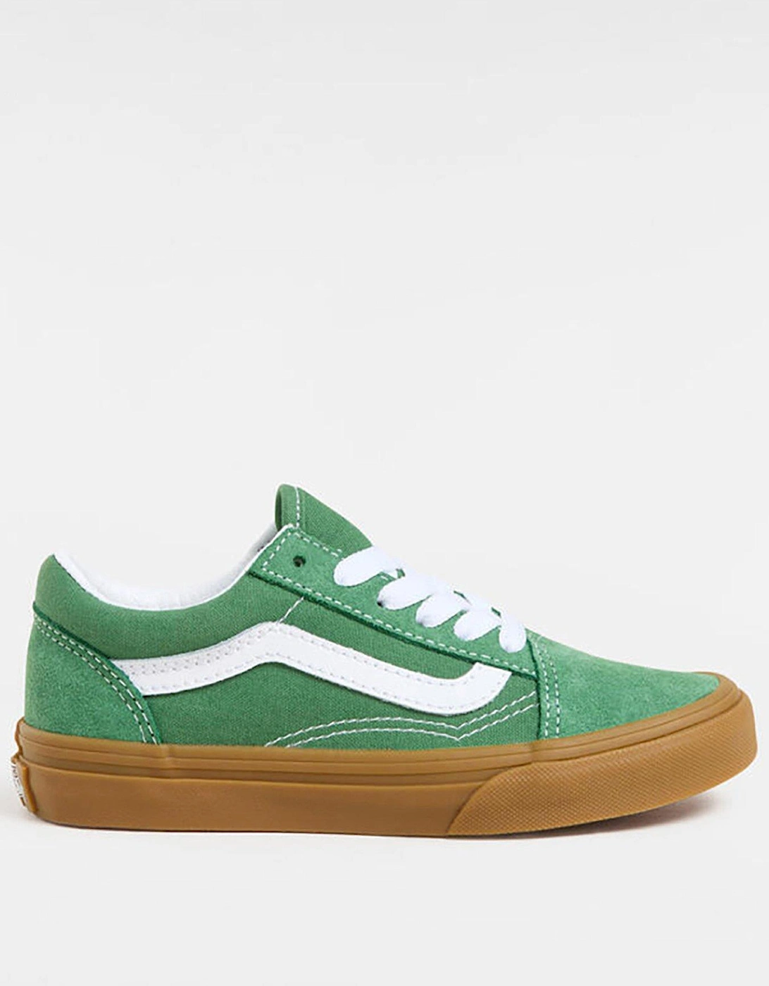 Kid's Old Skool Trainers - Green, 2 of 1