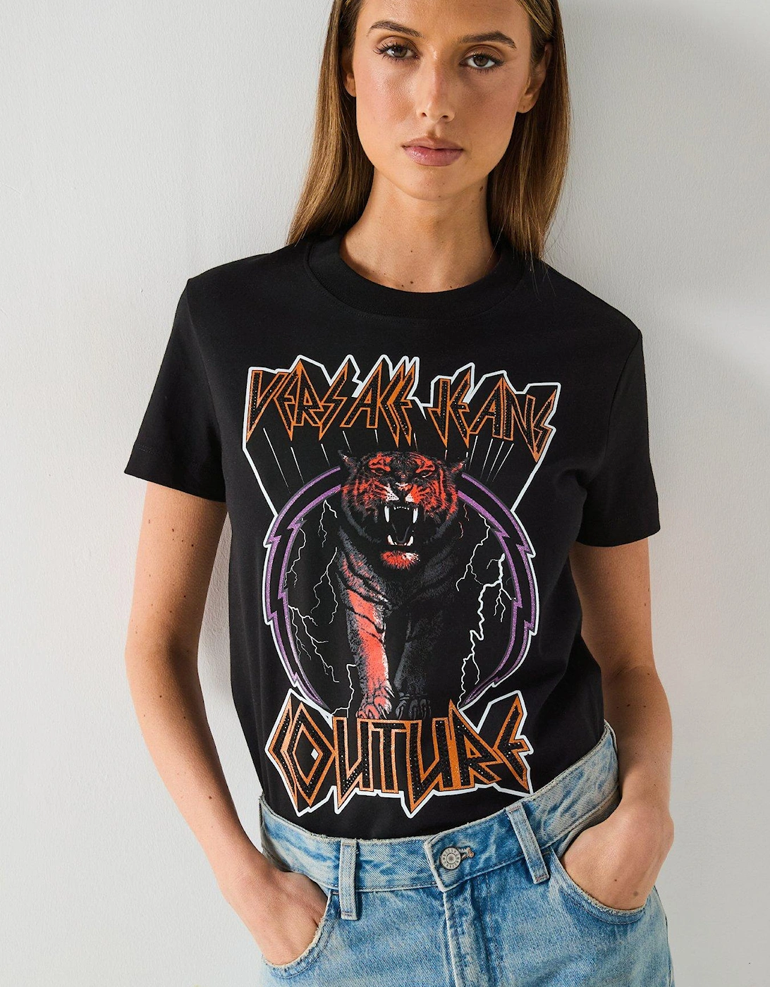 Tiger Logo T-Shirt - Black, 2 of 1