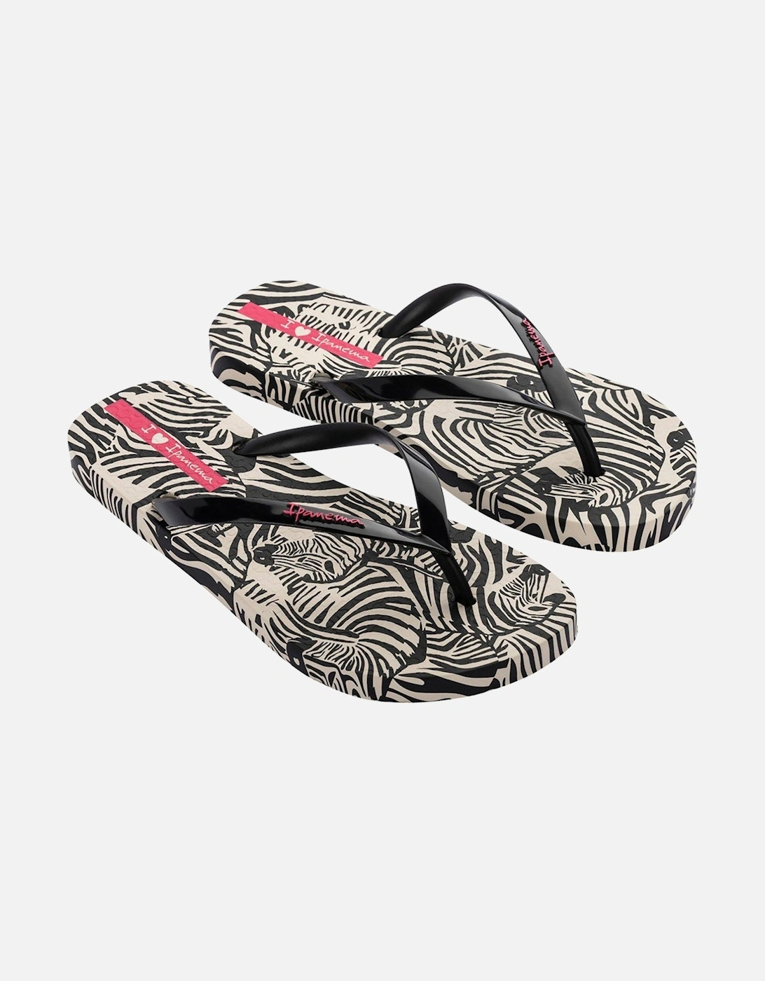 Animal Print Flip-Flop - Blue, 2 of 1