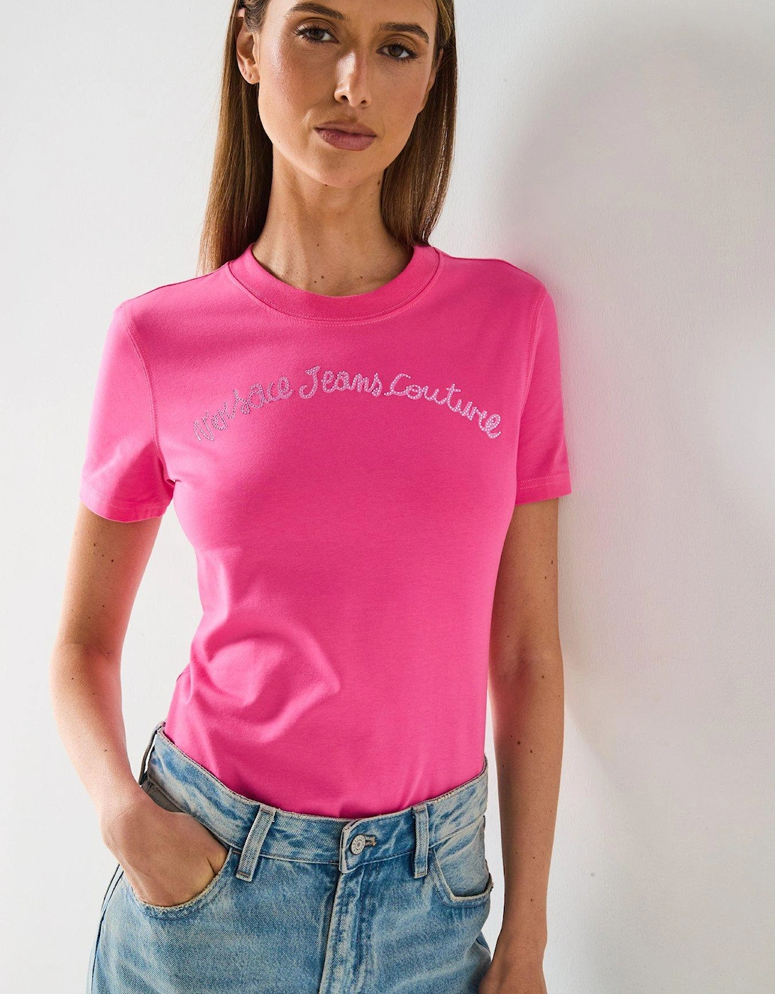 Script Logo T-Shirt - Pink, 2 of 1