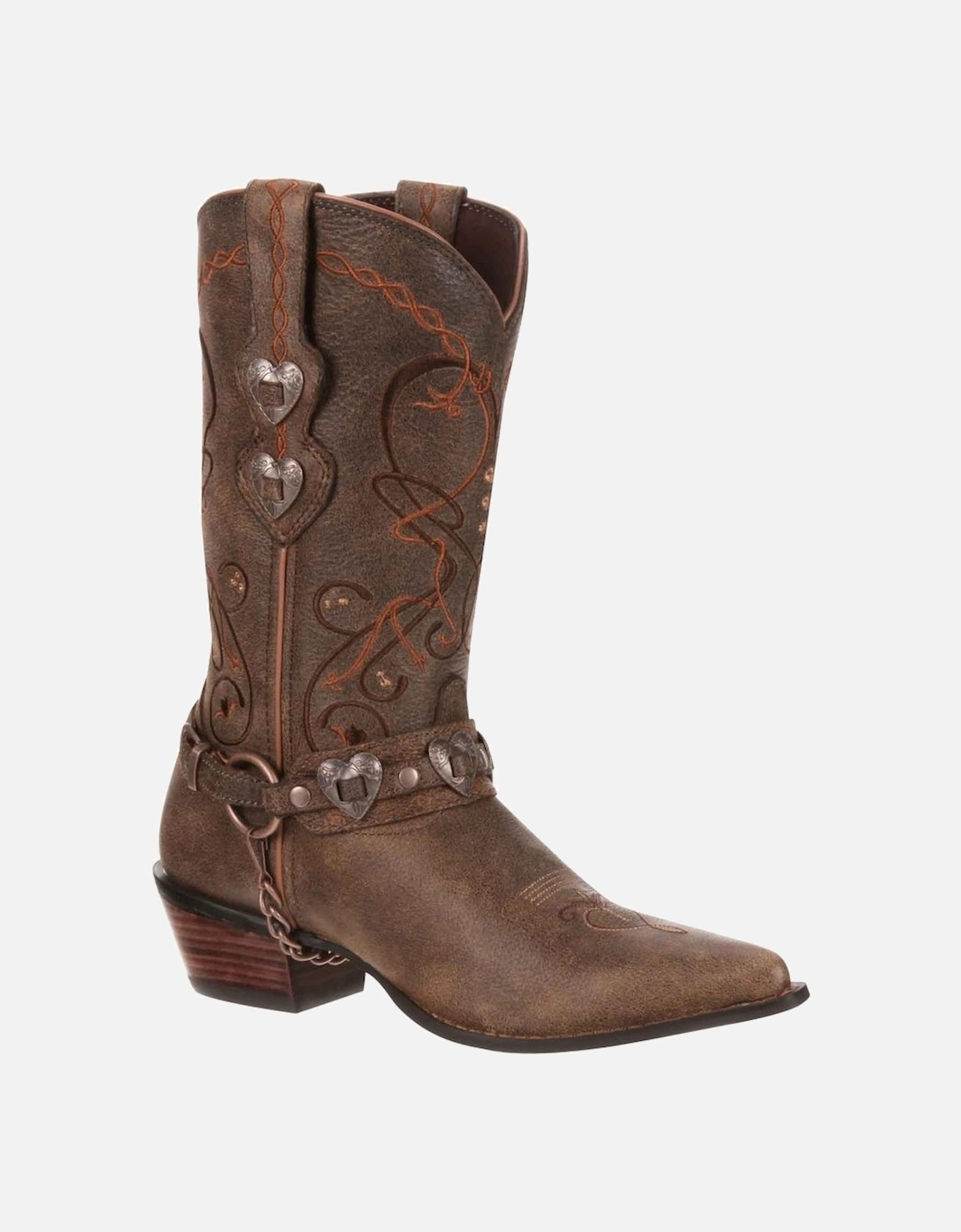 Crush Heartbreaker Mid Womens Western Boots, 7 of 6