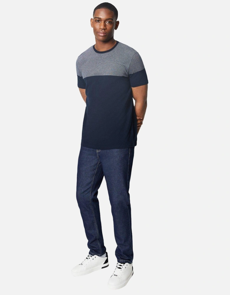 Mens Placement Textured Top