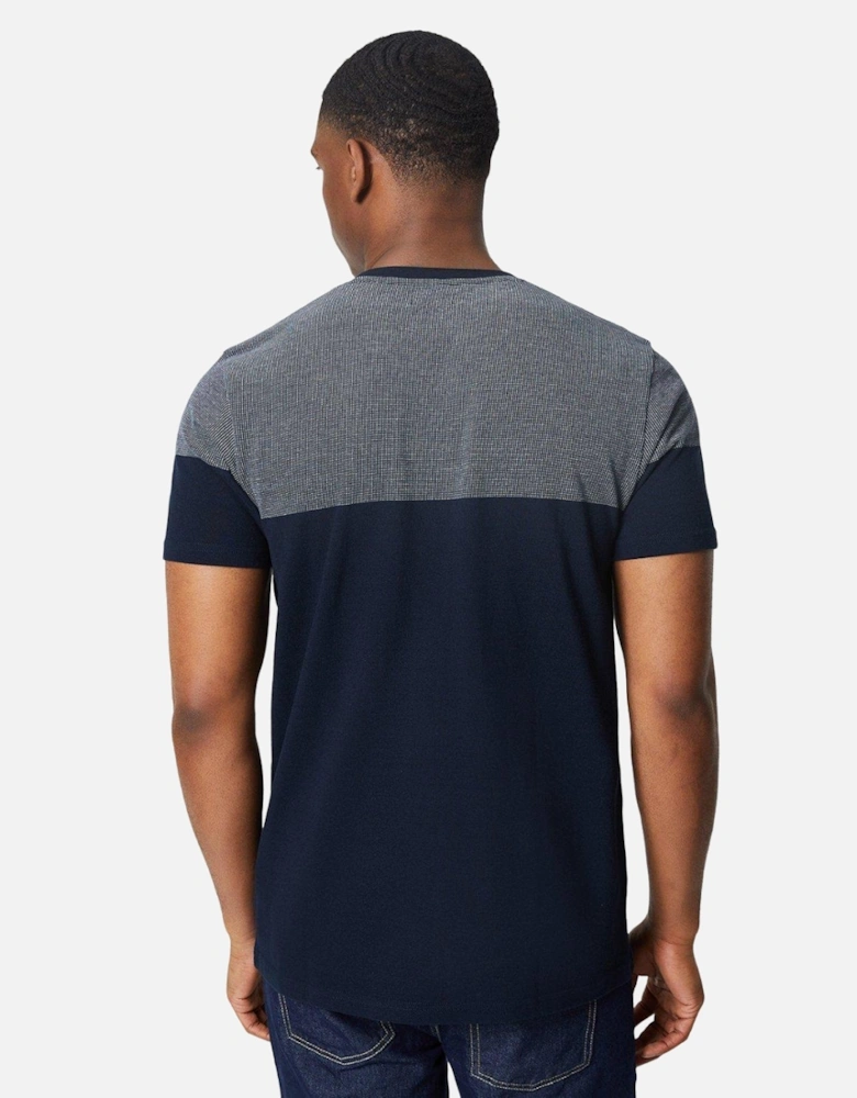 Mens Placement Textured Top