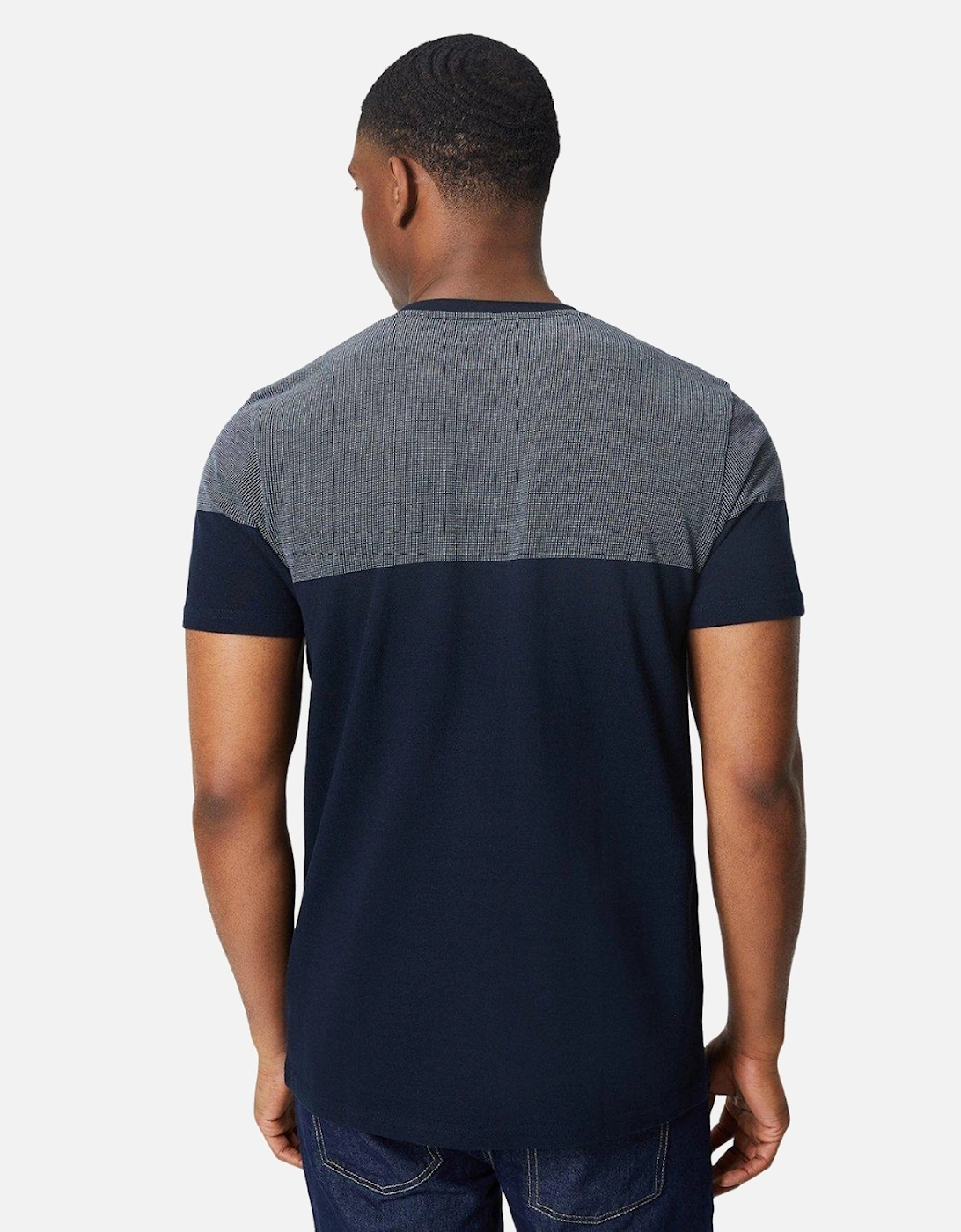 Mens Placement Textured Top