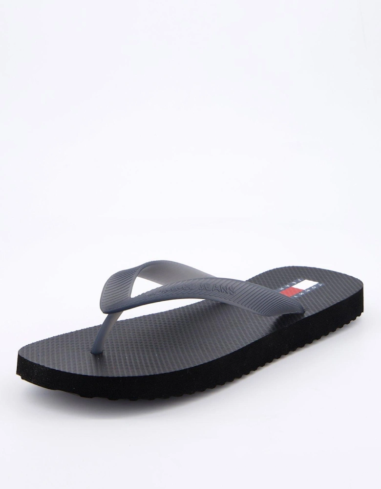 Logo Flip Flop - Black