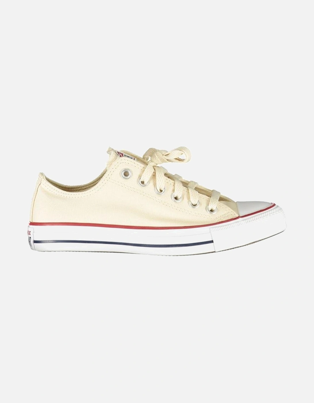 Chic Beige Contrast Detail Sneakers Women, 4 of 3