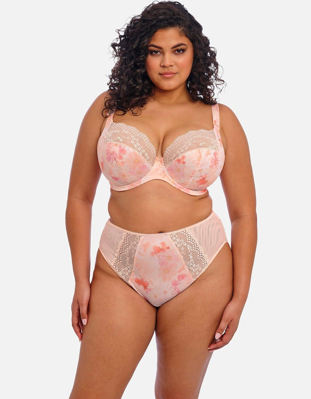 Lucie Underwired Plunge Stretch Bra - Ivory, 2 of 1