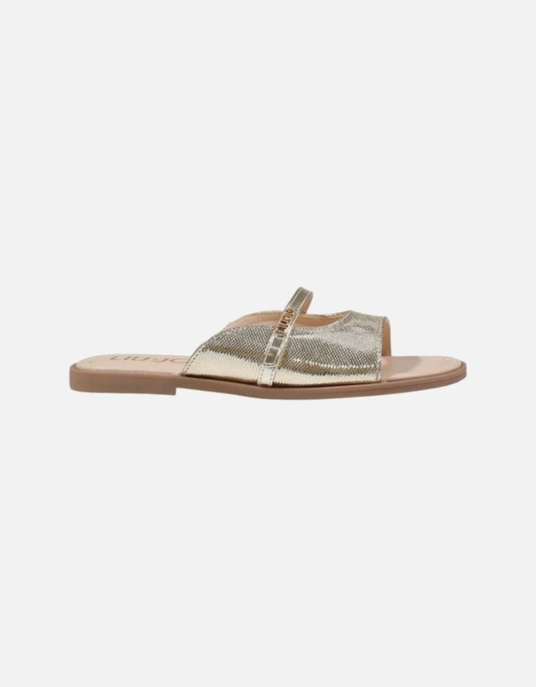 Elegant Polyurethane Sandals with Modern Design Women - Gold, 6 of 5