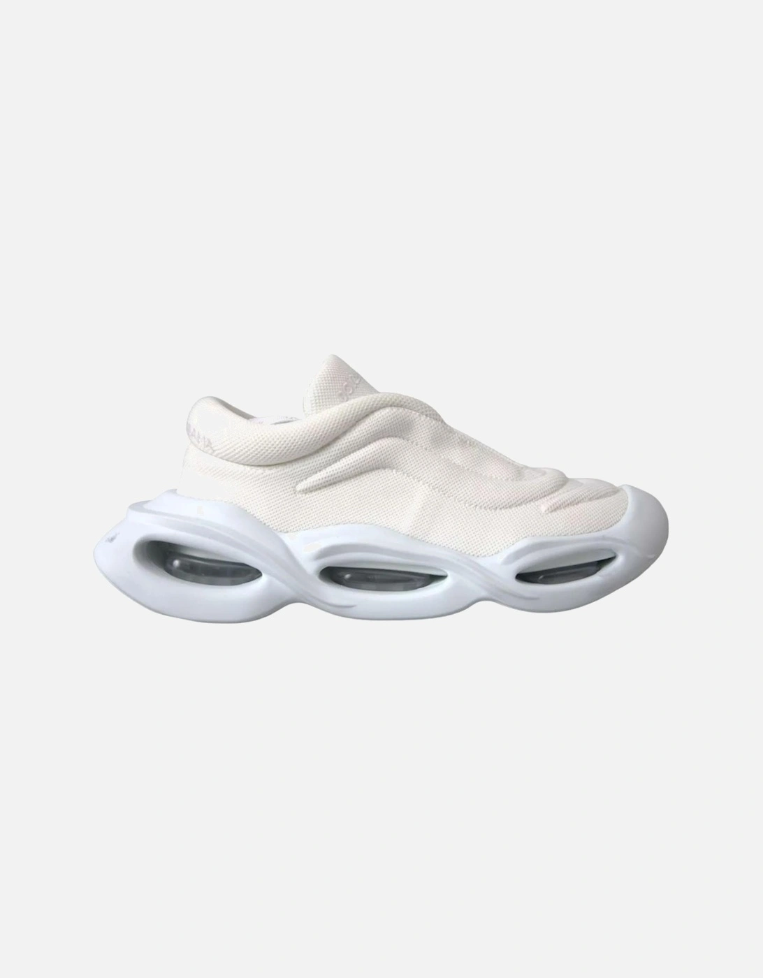 Polyester Canvas Sneakers with Air Cushioned Sole Women - White, 6 of 5