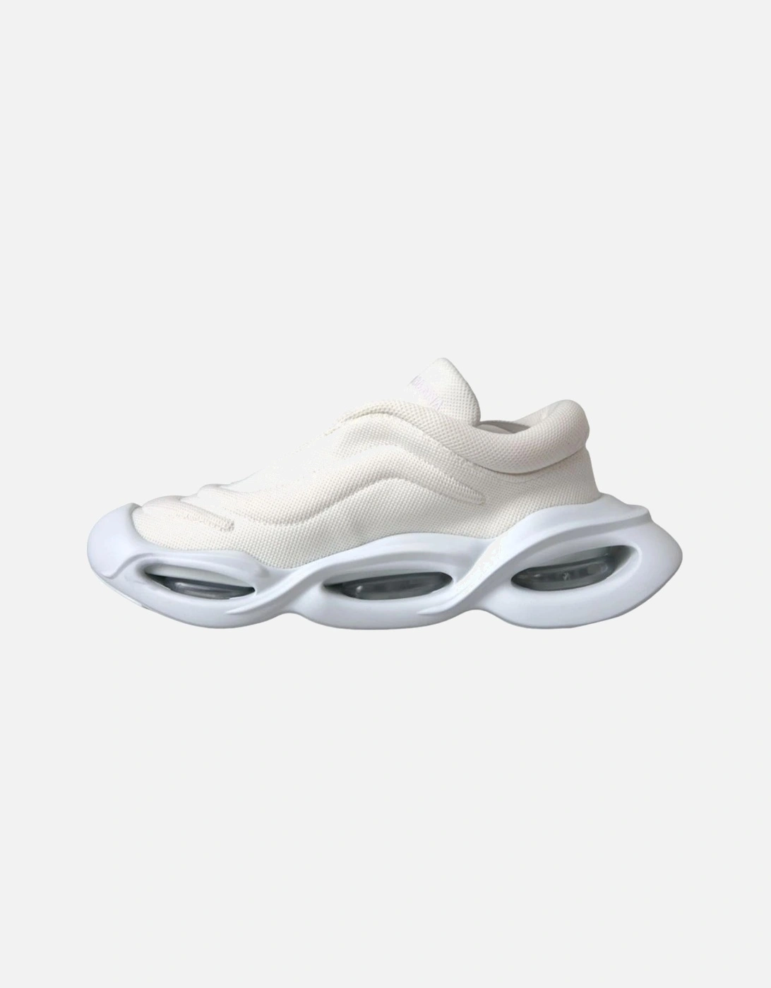 Polyester Canvas Sneakers with Air Cushioned Sole Women - White