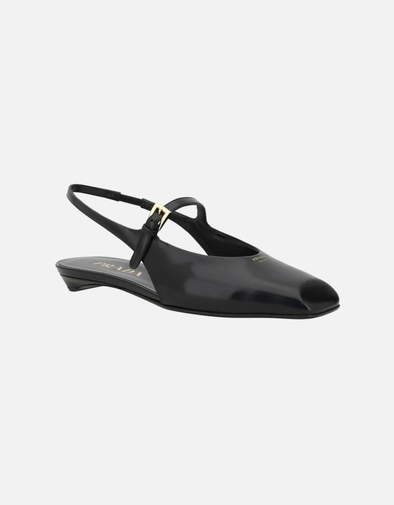 Patent Leather Slingback Decollete Pumps Women - Gold