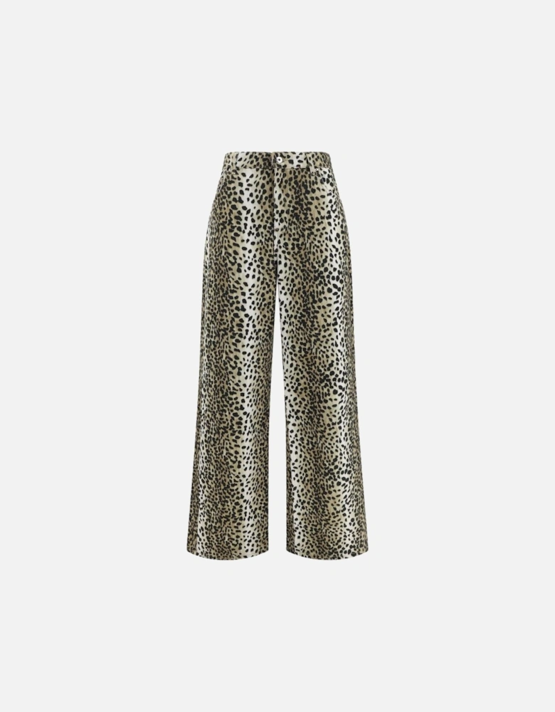 Boyfriend Jeans with Unique Pattern and Relaxed Fit Women - Multicolor